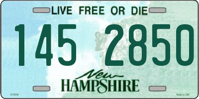 NH license plate 1452850