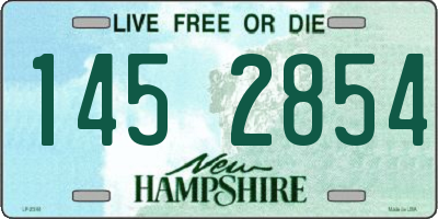 NH license plate 1452854