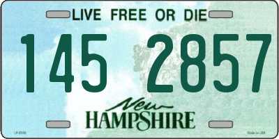 NH license plate 1452857