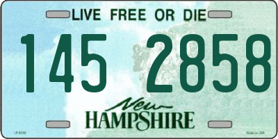 NH license plate 1452858