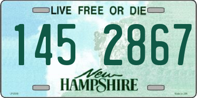 NH license plate 1452867