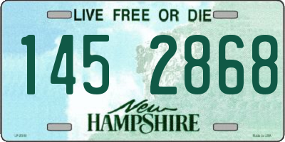 NH license plate 1452868