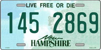 NH license plate 1452869
