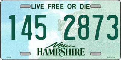 NH license plate 1452873