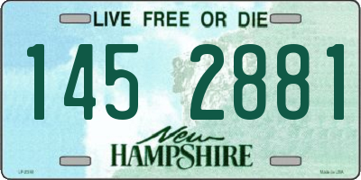 NH license plate 1452881