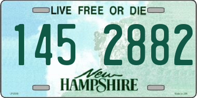 NH license plate 1452882