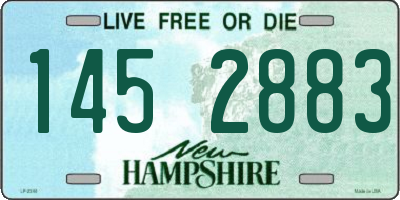 NH license plate 1452883