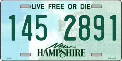 NH license plate 1452891