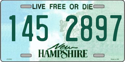 NH license plate 1452897