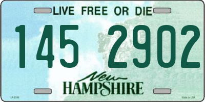NH license plate 1452902
