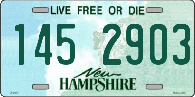 NH license plate 1452903