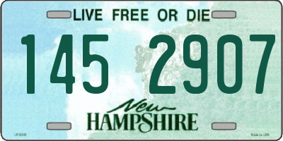 NH license plate 1452907