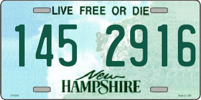 NH license plate 1452916