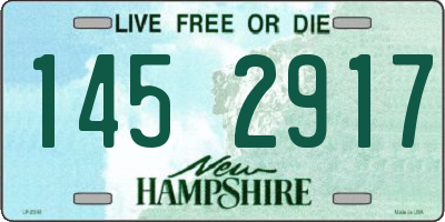 NH license plate 1452917