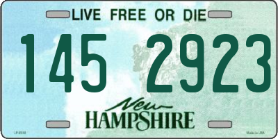 NH license plate 1452923