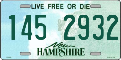 NH license plate 1452932
