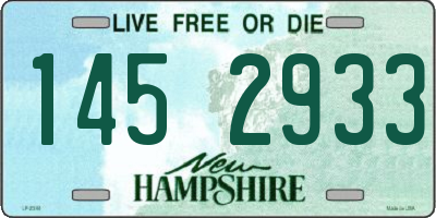 NH license plate 1452933