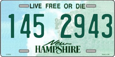 NH license plate 1452943