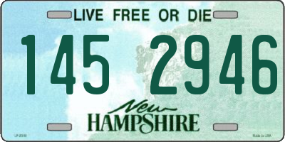 NH license plate 1452946