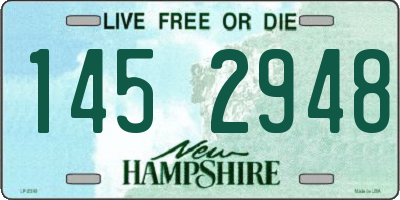 NH license plate 1452948