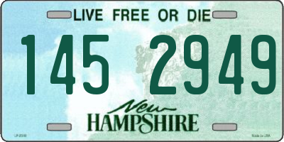 NH license plate 1452949