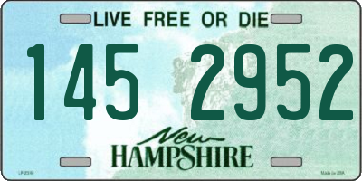 NH license plate 1452952