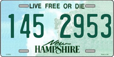NH license plate 1452953
