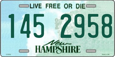 NH license plate 1452958