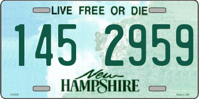 NH license plate 1452959