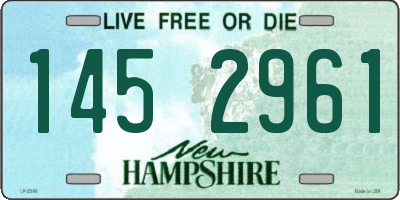 NH license plate 1452961