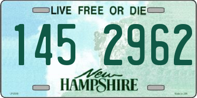 NH license plate 1452962