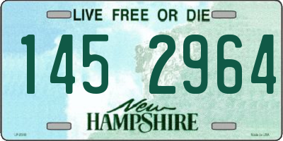 NH license plate 1452964