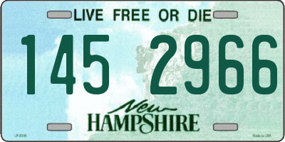NH license plate 1452966