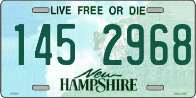 NH license plate 1452968