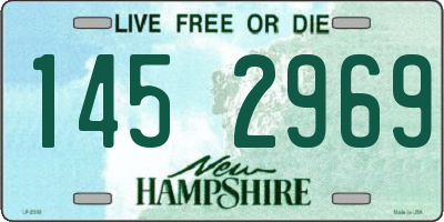 NH license plate 1452969