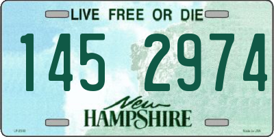 NH license plate 1452974
