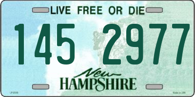 NH license plate 1452977