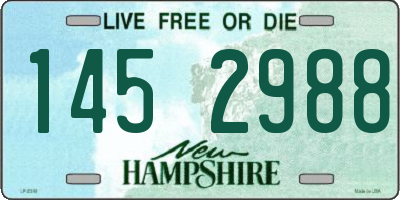 NH license plate 1452988