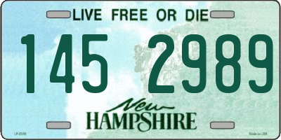 NH license plate 1452989