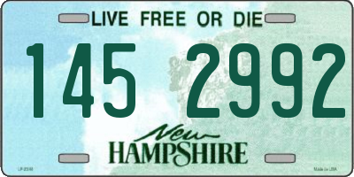NH license plate 1452992