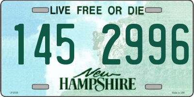 NH license plate 1452996