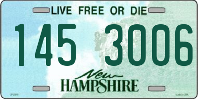 NH license plate 1453006
