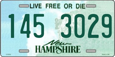 NH license plate 1453029
