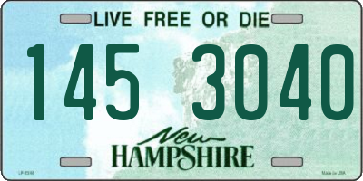 NH license plate 1453040