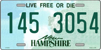 NH license plate 1453054