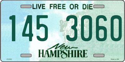 NH license plate 1453060