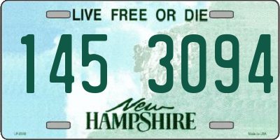NH license plate 1453094