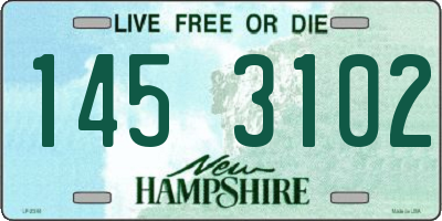 NH license plate 1453102