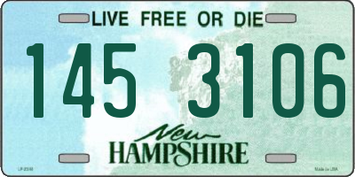 NH license plate 1453106
