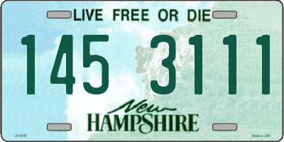 NH license plate 1453111